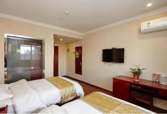 Greentree Inn Jiangsu Suzhou Suzhouleyuan Tianping College Business Hotel Dış mekan fotoğraf